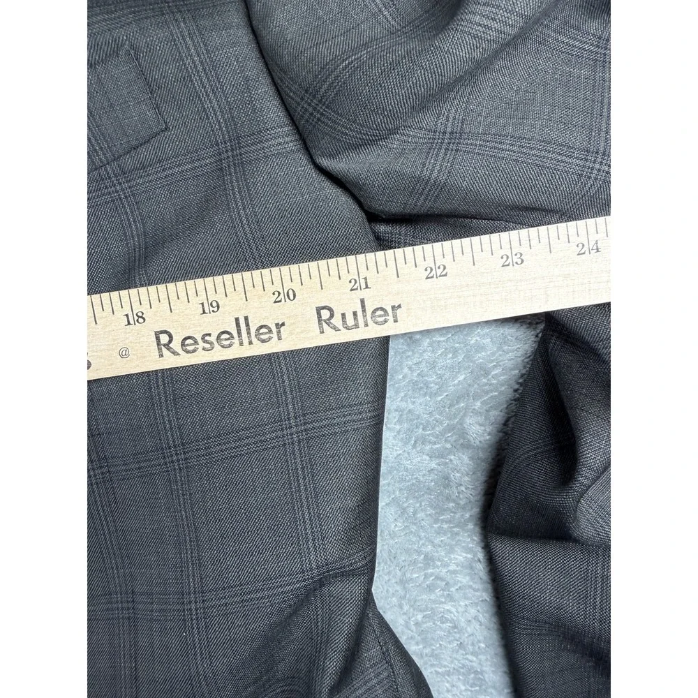 Jack Victor Exclusive Collection Blazer Mens 42L Gray Plaid Wool Canada